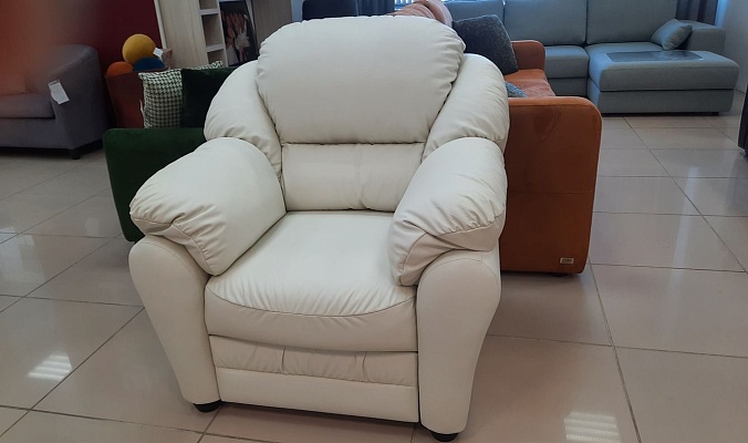 Кресло Кресло БЕРГ Grann Madras Lotys-white Аутлет Outlet